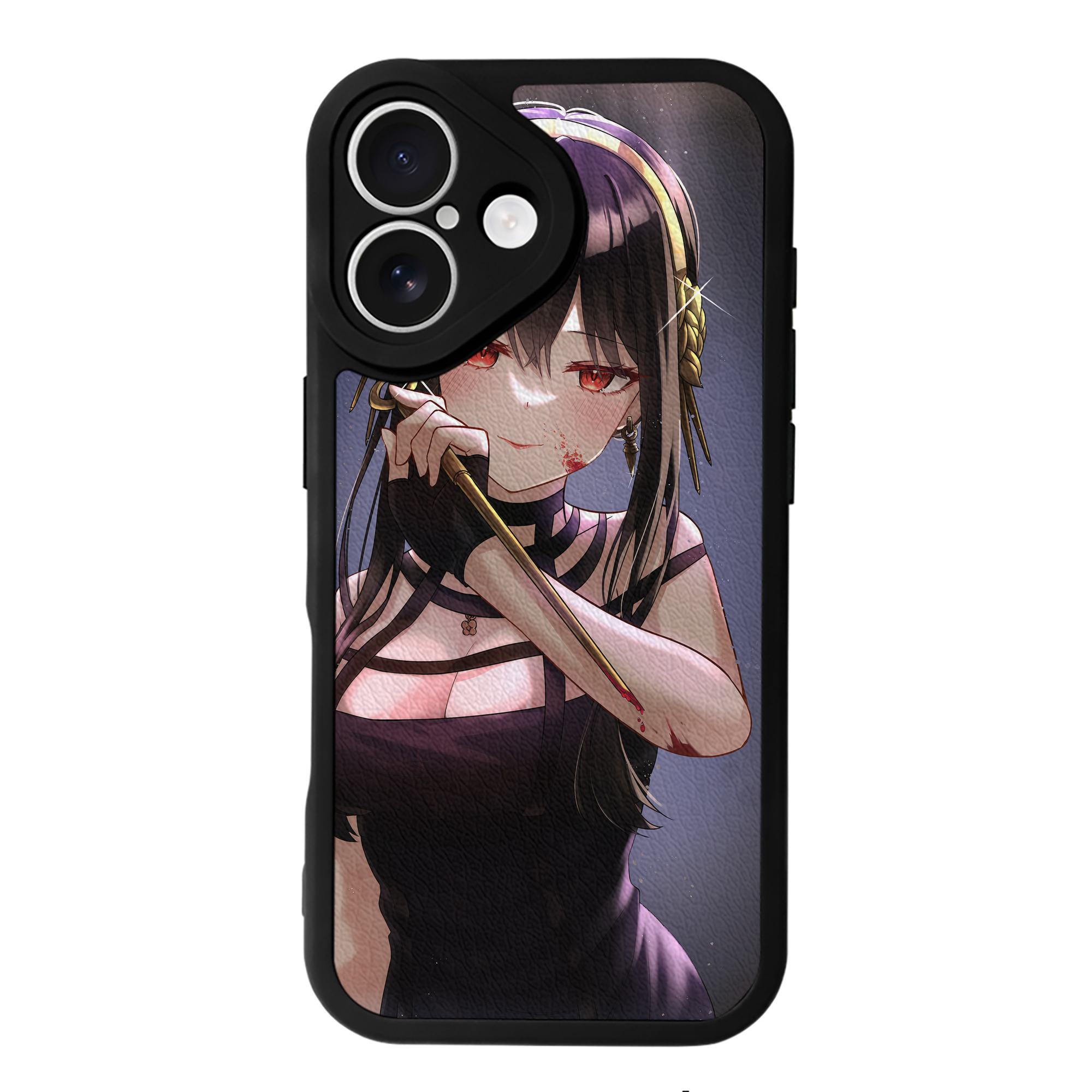 （画像用） SPY×FAMILY间谍家家酒 【iPhone 16シリーズ対応】シリコンスマホケース（レザー調） 材質：シリコン
